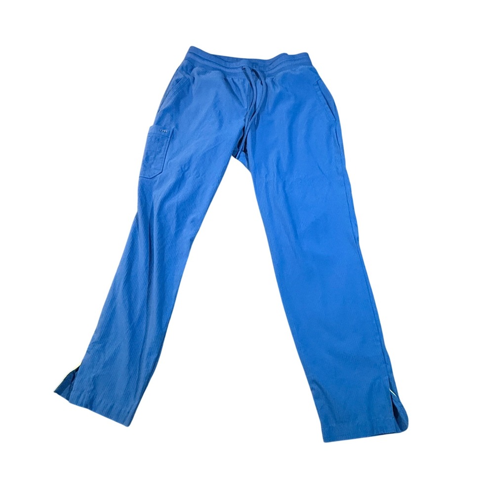 Barco One Element Womens Scrub Pants Royal Blue Cargo‎ Medical Uniform Medium